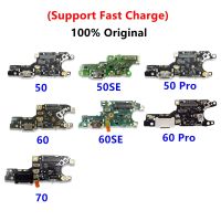 ขั้วต่อพอร์ตชาร์จด้านล่าง USB ดั้งเดิมชิ้นส่วนบอร์ด Flex Cable สําหรับ Huawei Honor 50 60 70 Pro 50se 60se SE