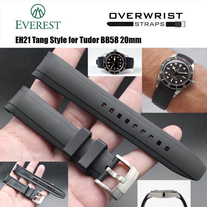 สายนาฬิกาแบบยาง everest eh21 for tudor bb58 20mm Lazada.co.th