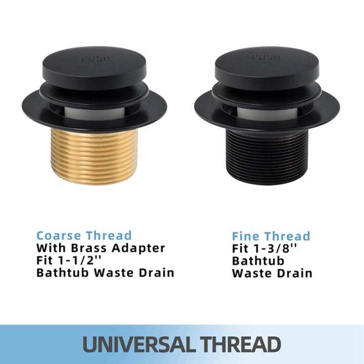 tub-drain-kit-tip-toe-bathtub-drain-kit-bathtub-drain-kit-with-two-hole-overflow-faceplate-bathtub-drain-trim-set-assembly-black