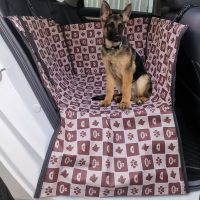 Car Seat Cover For Dogs Waterproof Fabric Cover For Transporting Pets Car Seat Kennel-Protective Cover Folding Dog Bag Basket