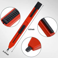 Solid Carpenter Pencil Set With Balck Refill Leads,เครื่องเหลาในตัว,Deep Hole Mechanical Pencil Marking Tool ปากกางานไม้