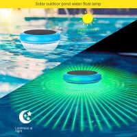 ✿ 1 Piece Solar Floating Pool LED Lights Pool Accessories For PoolPondSpaHot Tub