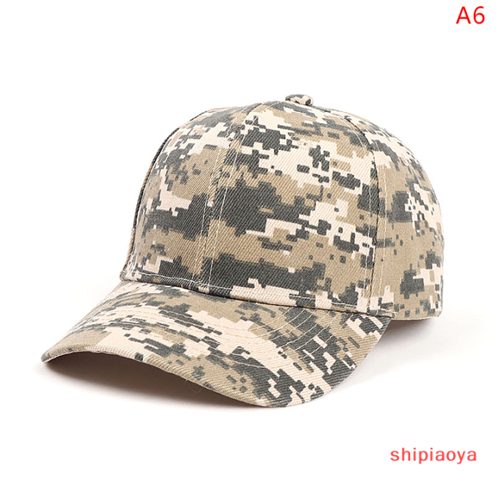 shipiaoya-หมวกแก๊ปหมวกเบสบอล-unisex-กันแดดกลางแจ้งแบบปรับได้สำหรับฤดูร้อนหมวกลายพรางแห้งเร็วสำหรับผู้หญิงผู้ชาย