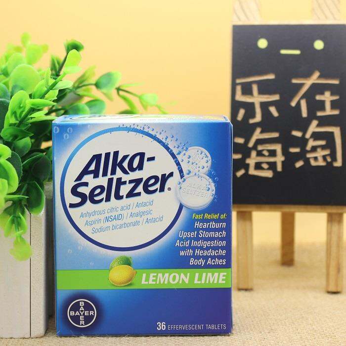 American Alka Seltzer summed soda effervescent tablets lemon flavour