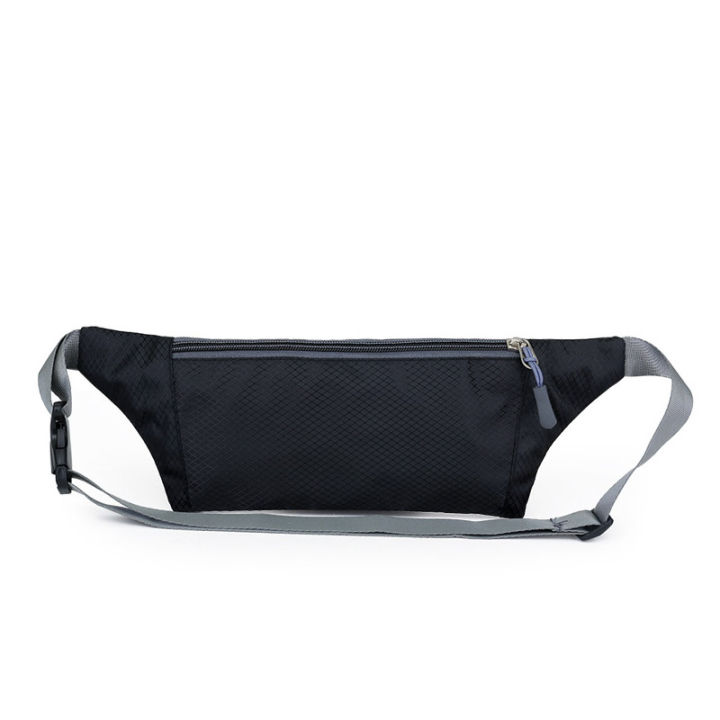 กระเป๋าคาดเอว-เเฟชั่นบุรุษ-mens-sports-waist-bag-fashion-adjustable-solid-color-waterproof-and-wear-resistant