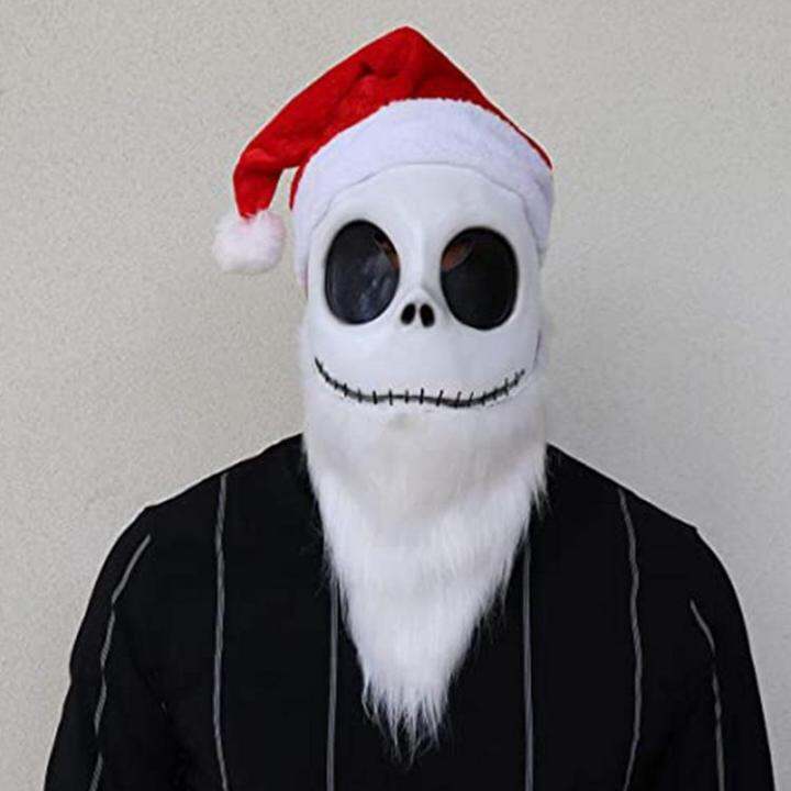 skull-face-cover-christmas-jack-full-face-cover-novelty-christmas-santa-cosplay-costume-headgear-props-for-christmas-masquerade-pretty-good