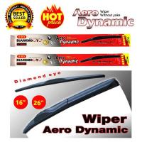 ใบปัดน้ำฝน Aero Dynamic (Diamond eye) ขนาด 16" 26" นิ้ว จำนวน 1 คู่