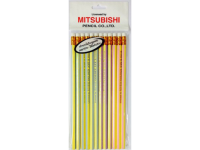MITSUBISHI 2522 ดินสอ HB ดินสอดำ ดินสอไม้ (แพ็ค 12 แท่ง)