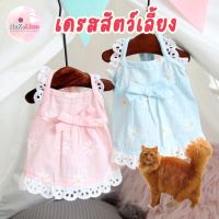 เดรสสัตว์เลี้ยง เสื้อสัตว์ เสื้อหมา เสื้อแมว เดรสแมว เดรสหมา Spaghetti Pet Dress