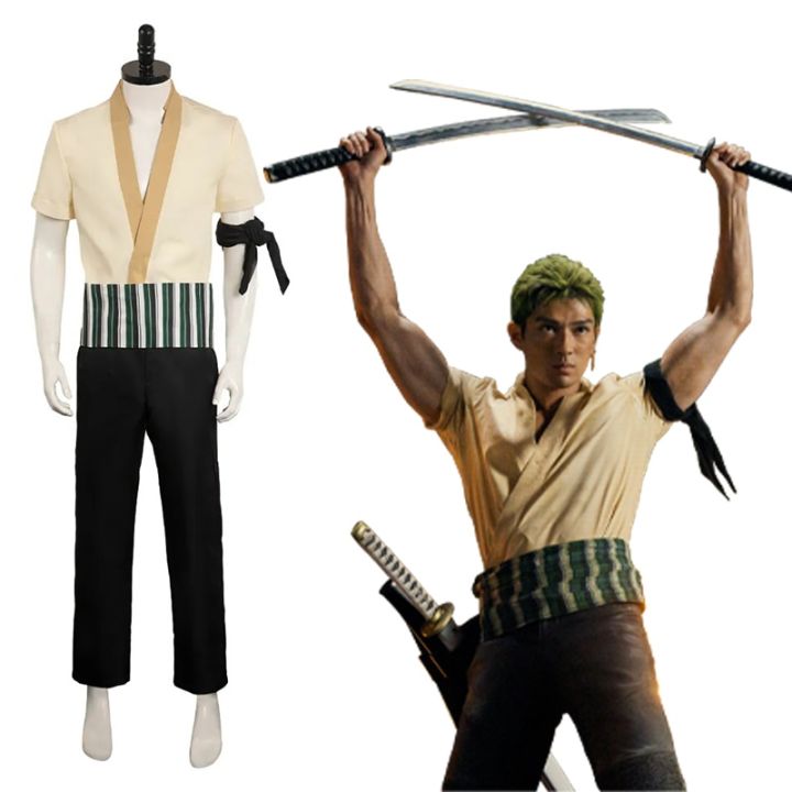 Zoro Cosplay Costume Anime Liveaction Drama Roronoa Zoro Cosplay ...