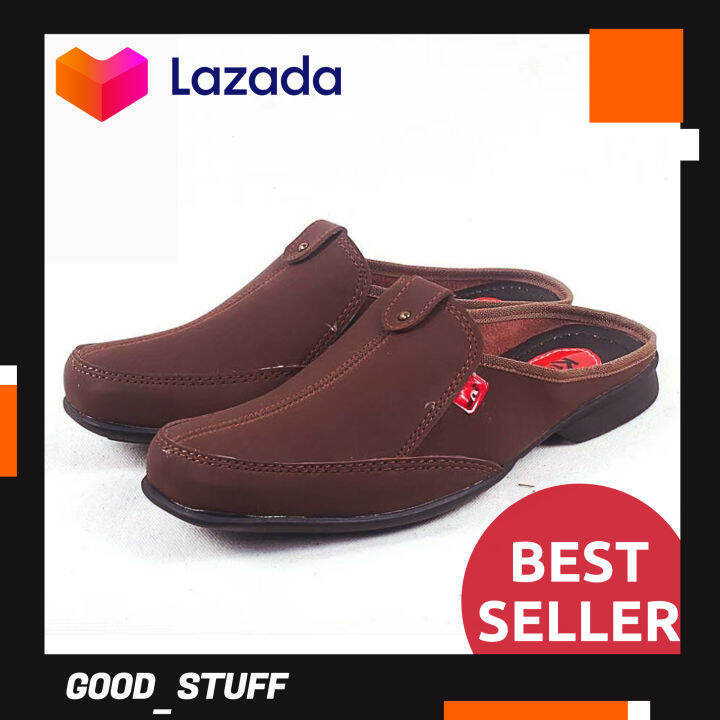 Sepatu Sandal Kulit Pria Kulit Asli Merk Kickers Navona Slipon Lazada