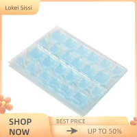 Lokei 1 10pcs เล็บเคล็ดลับโปร่งใส Double Sided self adhesive Sticker EXTENSION glue