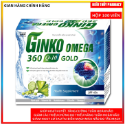 VIên uống bổ não Ginkgo Omega 360mg Q10 - Giúp tăng cường lưu thông máu não