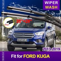 New Front Wiper Blades for Ford KUGA Mk2 Escape Accessories Auto Glass Wipers 2013 2014 2015 2016 2017 2018 2019 Car Windscreen