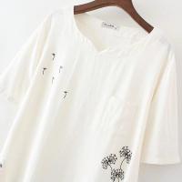 【มีไซส์ใหญ่】Plus Size Women Casual short Sleeved print T-Shirts