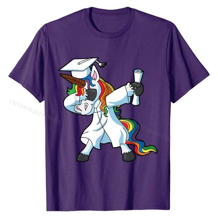 dabbing-unicorn-t-shirt-graduation-2019-shirt-gift-tops-t-shirt-cotton-young-t-shirt-oversized