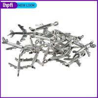 LHPFI 100pcs โลหะผสมอัลลอยด์ จี้เสน่ห์เครื่องบินเครื่องบินชุบเงินโบราณ 22.5x15mm รูปทรงเครื่องบิน จี้เครื่องบินเครื่องบิน การตกแต่งที่ยอดเยี่ยม จี้เครื่องบินสีเงินทิเบต สาวๆ