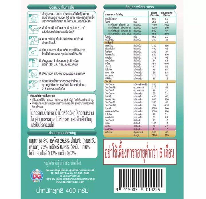 dg1นมแพะ-ดีจี-2-นมสำหรับทารกและเด็กเล็ก-ตั้งแต่-6-เดือน-3-ปี-ขนาด-800-กรัม-แพ้ค-2-กระป๋อง