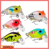 FZIPUA กลางแจ้ง อุปกรณ์ตกปลา เหยื่อตกปลา Crankbaits ตะขอเกี่ยว เครื่องมือตกปลา เหยื่อปลอมตกปลา