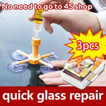 Front Window Repair Kit Liquid Glass for Car Cracked Glass