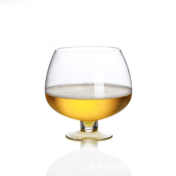 ถ้วยแก้วเบียร์ขนาดใหญ่สุดๆแก้วเบียร์แก้วฮีโร่ความจุมากหนาใหญ่พิเศษแชมเปญทรงสูงถ้วยเบียร์สดแบบ-linguaimy