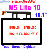 10.1 "Touch สำหรับ Huawei MediaPad M5 Lite 10 BAH2-L09 BAH2-L09C BACH2-L09C BACH2-W19C หน้าจอสัมผัส Digitizer แผงกระจกด้านหน้า