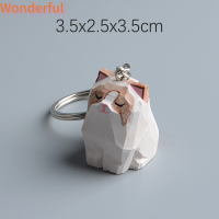 ?【Lowest price】Wonderful งานฝีมือแกะสลักทำด้วยมือแท้ของประดับรูปลูกแมวพวงกุญแจสัตว์ขนาดเล็กกระเป๋าเป้สะพายหลังของนักเรียนจี้สำหรับตกแต่งเดสก์ท็อปงานฝีมือรูปแมวสุดสร้างสรรค์