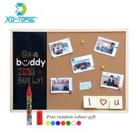 【YD】 New 30x40cm Bulletin Board Blackboard Combination 1:3 Frame Message Photos Write Notes Chalkboard