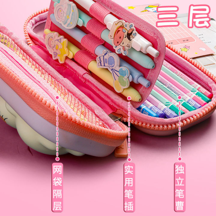 adorable-3d-pencil-case-stationery-organizer-school-supplies-for-girls-eva-pink-pen-pouch-holder-kawaii-eraser-bag-squishy-cat