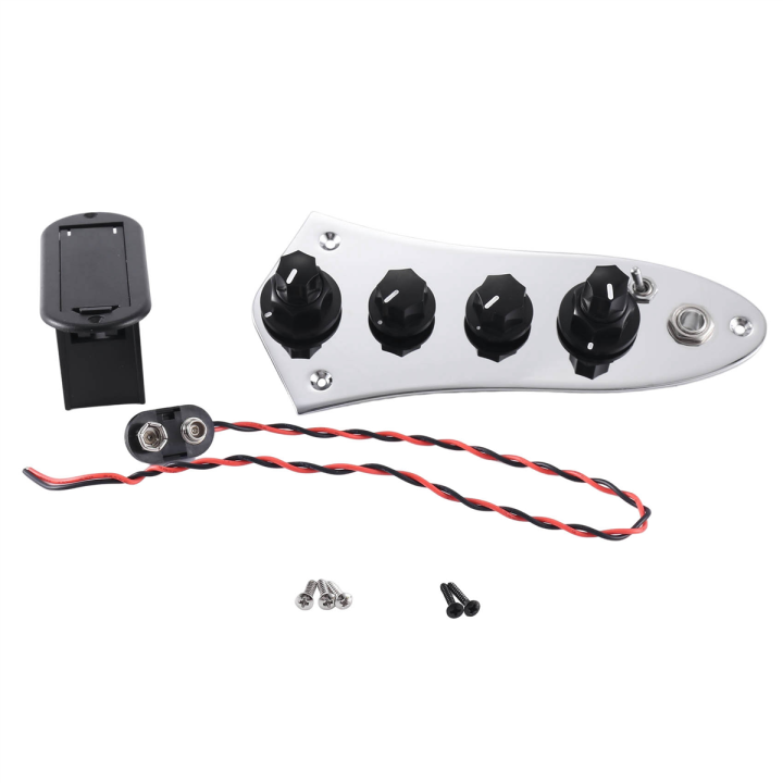 universal-5-jazz-jb-08-bass-loaded-control-plate-for-4-5-string-bass-guitar-spare-parts