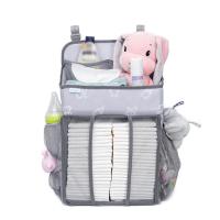 Baby Bed Organizer Hanging Bags Essentials Newborn Crib Bedding Set Hanging Storage Bag Portable Diaper Organizer For Infant