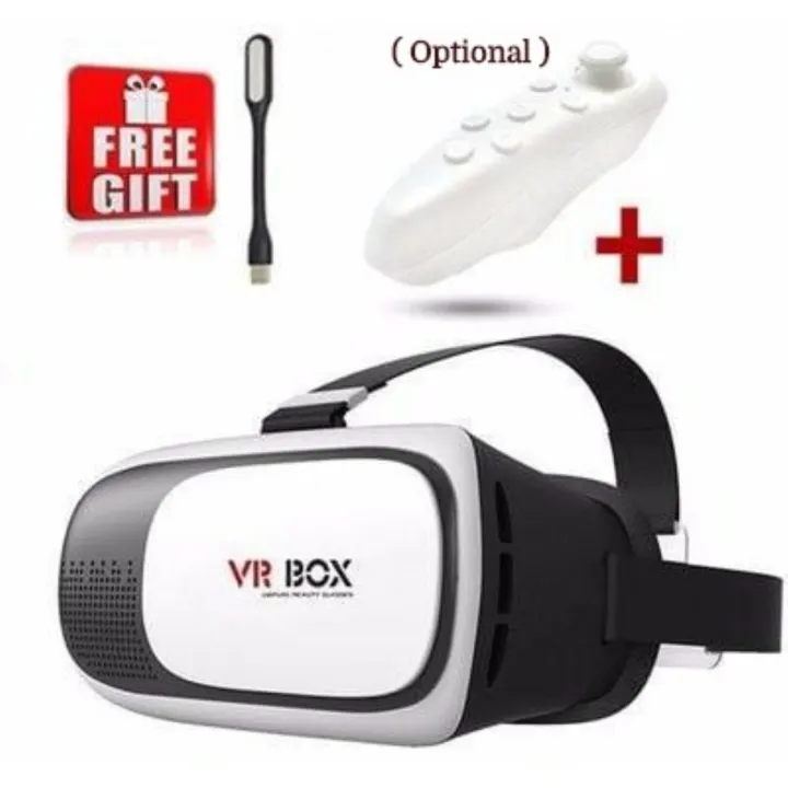NEW VR BOX Virtual Reality Movies Games 3D With Controller For Smart