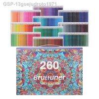 13guejudroto1971 Brutfuner น้ำมันสีมืออาชีพ Lápis ไม้เนื้ออ่อนดินสอสี Desenho Esboço Lápis Kit Pintura Escola อุปกรณ์ศิลปะ260คอร์