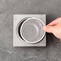 Bathtub Round Bathroom Durable Kitchen Hotel Hair Catcher Stainless Steel Home No Blocking Non Slip Fine Hole Floor Drain Cover Traps Drains