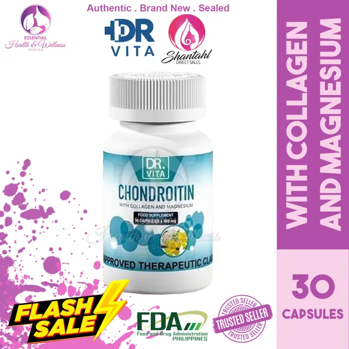 Dr. Chondroitin (30 Capsules) with Collagen & Magnesium Helps you to