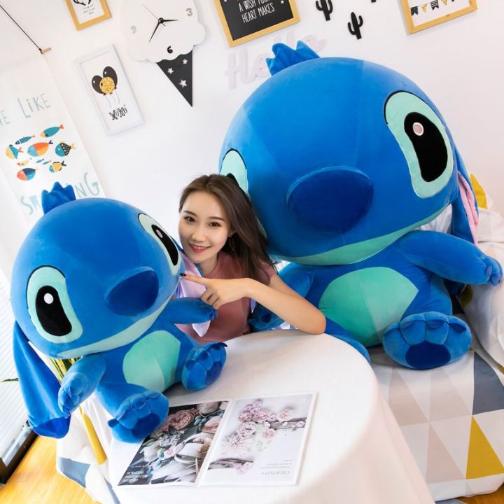 2023-stitch-ตุ๊กตาของเล่นตุ๊กตาหมอนนอนตุ๊กตาน่ารักน่ารักน่ารักของขวัญวันเกิดสุดพิเศษสำหรับคู่รัก-stitch