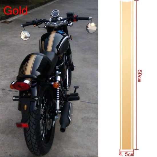 Liangyaoku 50cm trang trí thời trang mát mẻ bể cowl nhãn dán xe máy sọc - ảnh sản phẩm 1