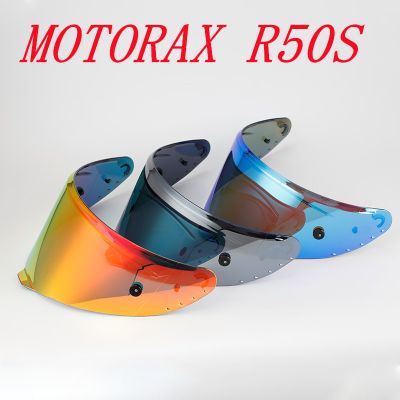 กระบังหน้าหมวกกันน็อคจักรยานยนต์สำหรับ MOTORAX R50S Moto Casco Viseira อะไหล่แท้กระจกบังลมอุปกรณ์หมวกกันน็อก
