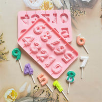 Birthday Cake Decorating Tools Silicone Mold Candy Baking Mould Numeric Shaped Lollipop Modeling