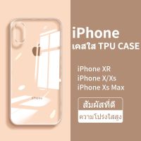 ?ถูกสุด?เคสและซองมือถือ เคสใสใช้สำหรับไอโฟน? เคสใสกันกระแทก [TPU+PC] iPhoneXR X Xs/Xs MAX iPhone6/7/8 Plus เคสใสหลังแข็ง