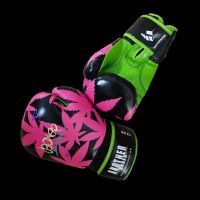 Boxing S Muay Thai MMA S สีชมพูสีน้ำเงินผู้หญิงผู้ชายศิลปะการต่อสู้อุปกรณ์การฝึกอบรม Sanda ถุงมือต่อยมวยไทย Boxeo 14ออนซ์