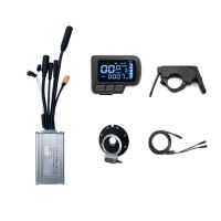 Controller System 17A 109R Thumb Throttle for 24V/36V/48V 250W/350W Motor ED06 with Universal Controller Small Kit