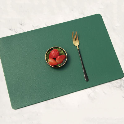 Mats And Pads For Table Double-layer Table Mat Waterproof Table Mats Nordic Style Table Mat Leather Table Mat