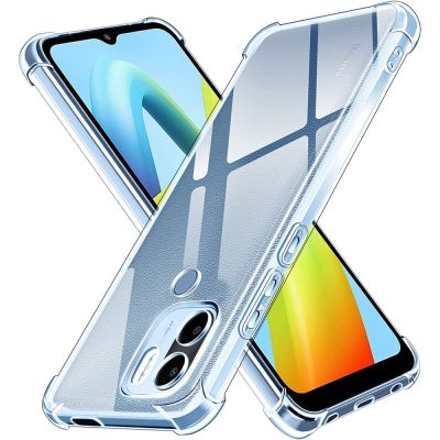 Anti-Falling Soft TPU Case For Xiaomi Redmi A2 A2+ A1 A1+ Redmi 10 2022 10 Prime 10A 10C 9 9C Clear Transparent Protector Cover