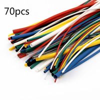 70pcs Set Polyolefin Shrinking Assorted Heat Shrink Tube Wire Cable Insulated Sleeving Tubing Set  2 times heat shrinkable tube Electrical Circuitry P