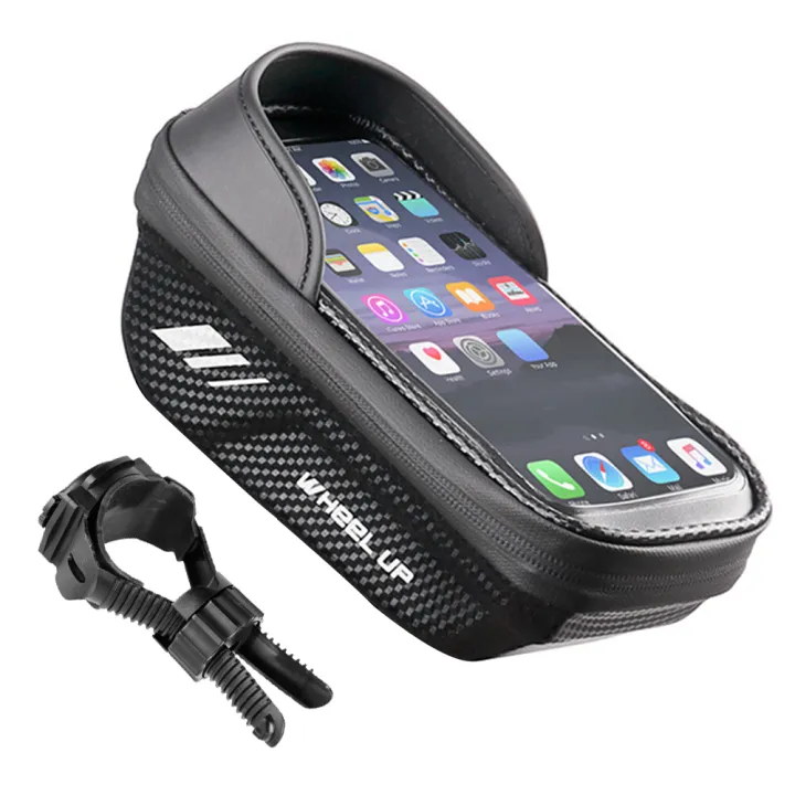 WHEEL UP MTB จักรยานกระเป๋ามือจับหน้าจอสัมผัสด้านหน้ากรอบกระจาดกระเป๋า