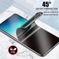 Privacy Hydrogel Film For Xiaomi Redmi Note 10 Pro Note 9 MI 10T 11 Ultra POCO F3 Anti-Peep 3D Curved Soft Screen Protector Film