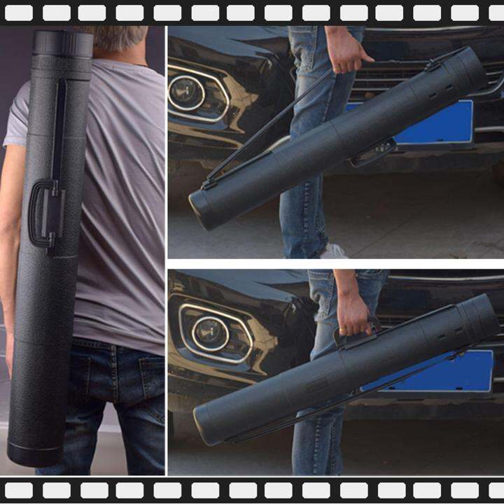 BolehDeals Expandable Poster Tube with Shoulder Strap Carry Case