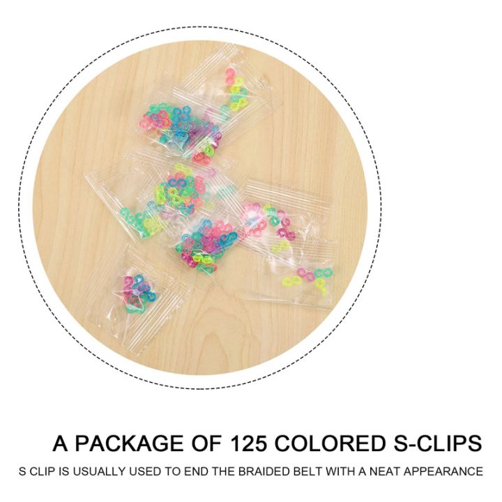 new-amazing-loom-bands-pack-of-125-colorful-s-clips