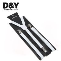 【YF】✇▼۩  Suspender Trousers Pants Holder Men Clip-On Elastic Braces Y-Back Gallus 1.5cm Wide